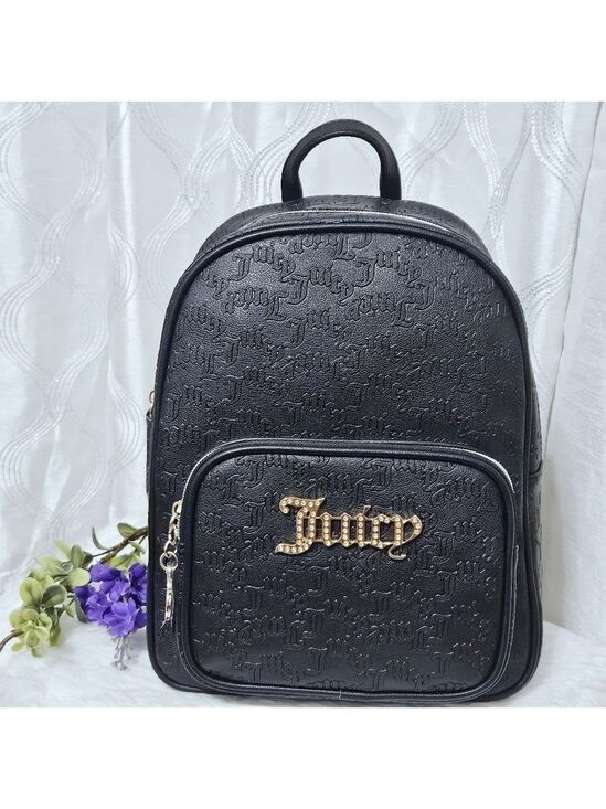 Juicy Couture Handbags - JUICY COUTURE Black Backpack